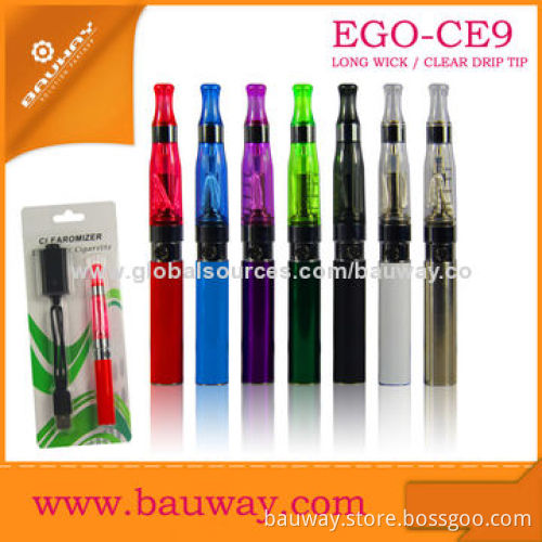 Bauway Manufacturer 1,000 Puffs (CE9-03 = CE4) 1.6mL Blister/E Cig Starter Kit, OEM Available